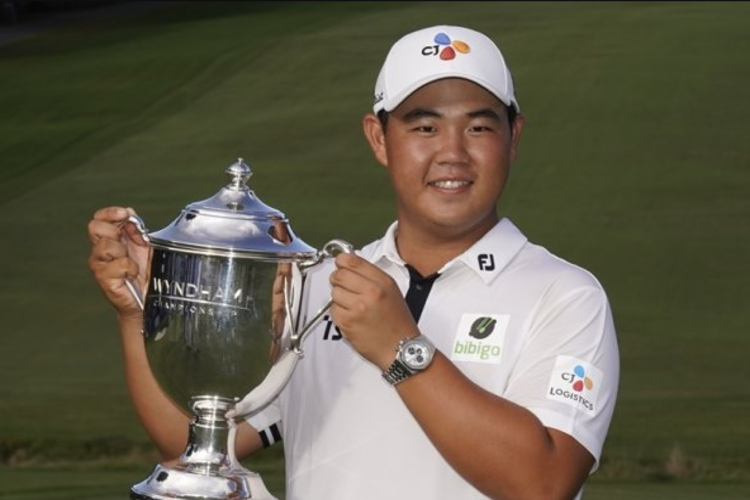 Kim Joo-hyung ชาวเกาหลีได้รับการเสนอชื่อเข้าชิงรางวัลน้องใหม่อันดับต้น ๆ ของ PGA Tour